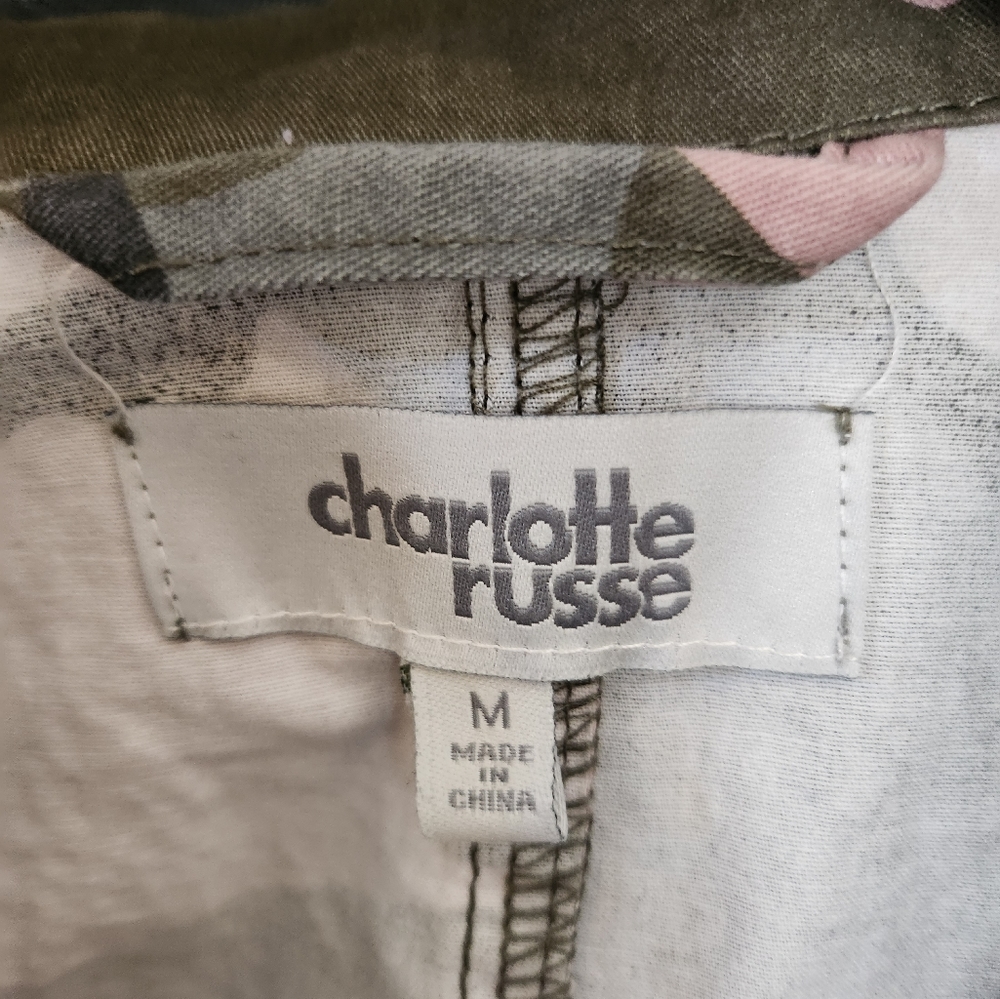 Charlotte Russe camo jacket. size medium. - Picture 5 of 11